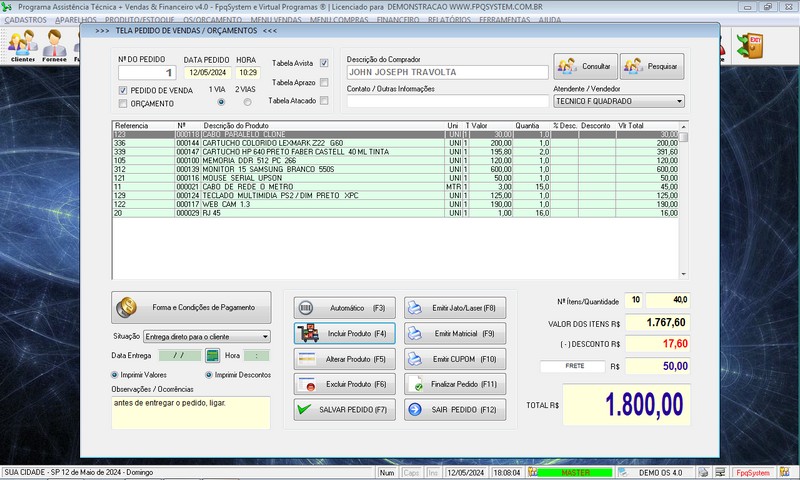 Programa OS Assistencia Tcnica v4.0 - FpqSystem