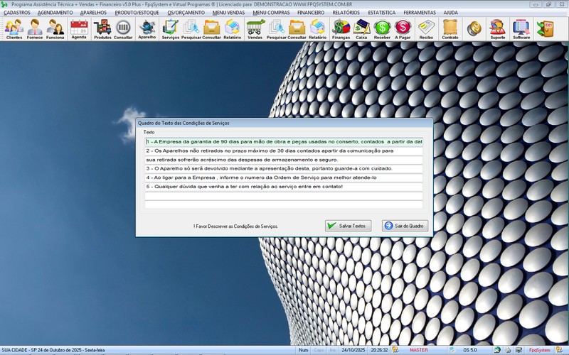 Programa OS Assist�ncia T�cnica 5.0 Plus