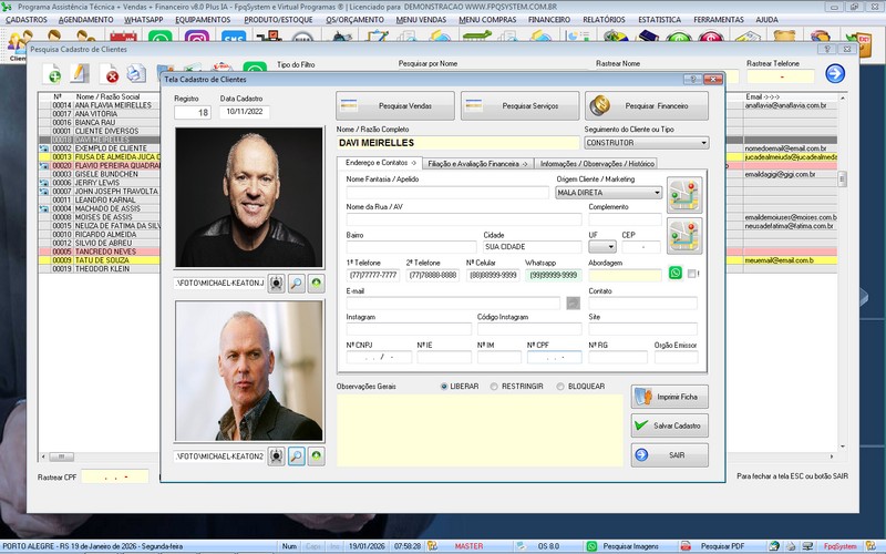 Programa OS Assist�ncia T�cnica 8.0 Plus