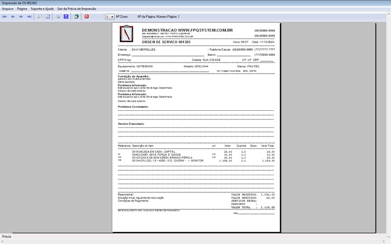Programa OS Assist�ncia T�cnica 8.0 Plus