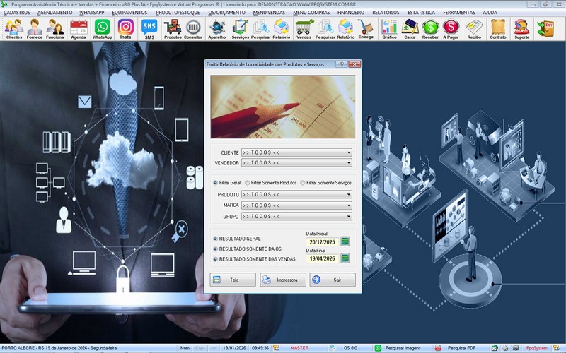Programa OS Assist�ncia T�cnica 8.0 Plus