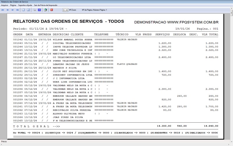 Programa OS Assist�ncia T�cnica 8.0 Plus