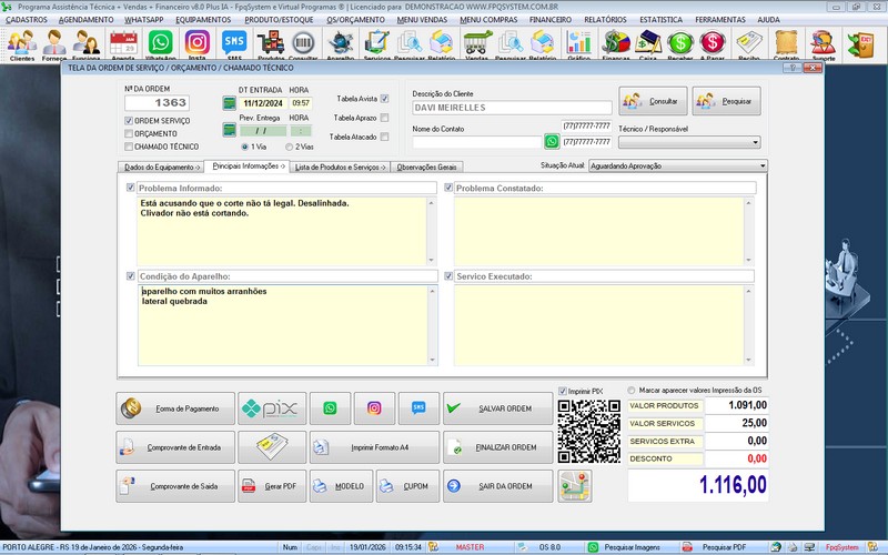 Programa OS Assist�ncia T�cnica 8.0 Plus