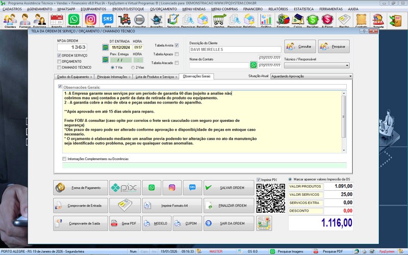 Programa OS Assist�ncia T�cnica 8.0 Plus