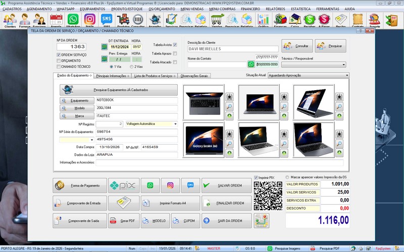 Programa OS Assist�ncia T�cnica 8.0 Plus
