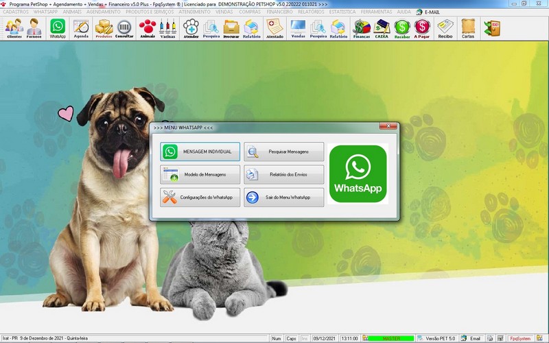 Programa PetShop 5.0 Plus WhatsApp
