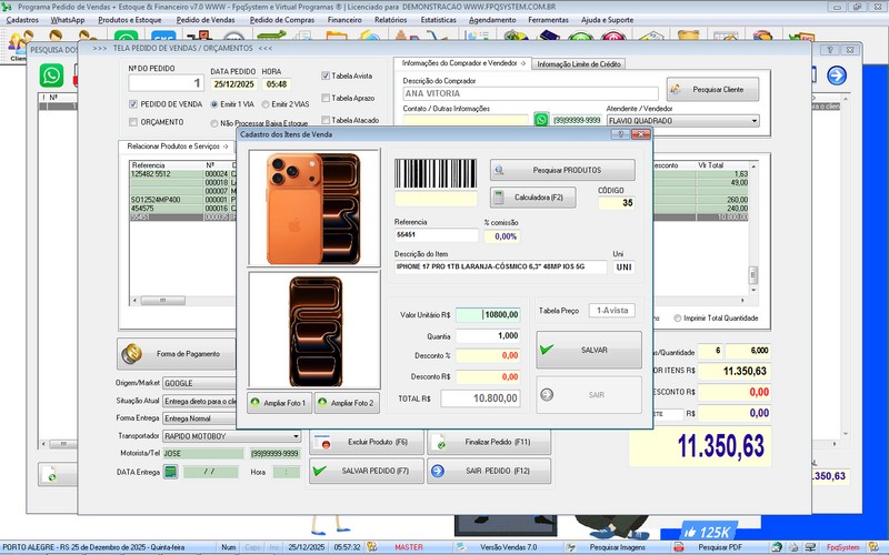 Programa Vendas 7.0 Plus