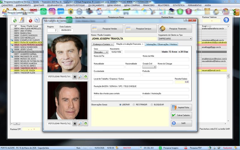 Programa OS Assist�ncia T�cnica para Celular 8.0 Plus