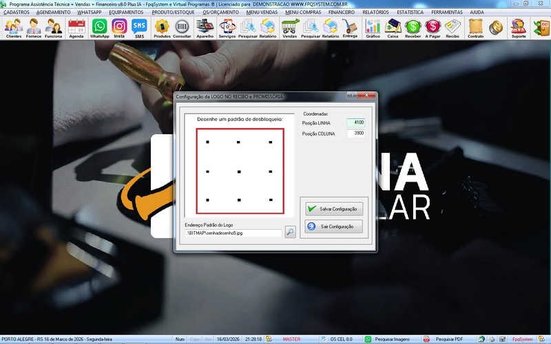 Programa OS Assist�ncia T�cnica para Celular 8.0 Plus