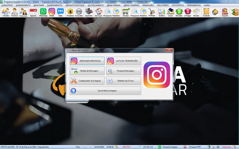 Programa OS Assist�ncia T�cnica para Celular 8.0 Plus