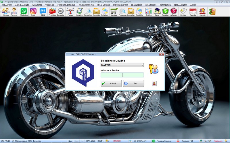 Gr�fico de desempenho