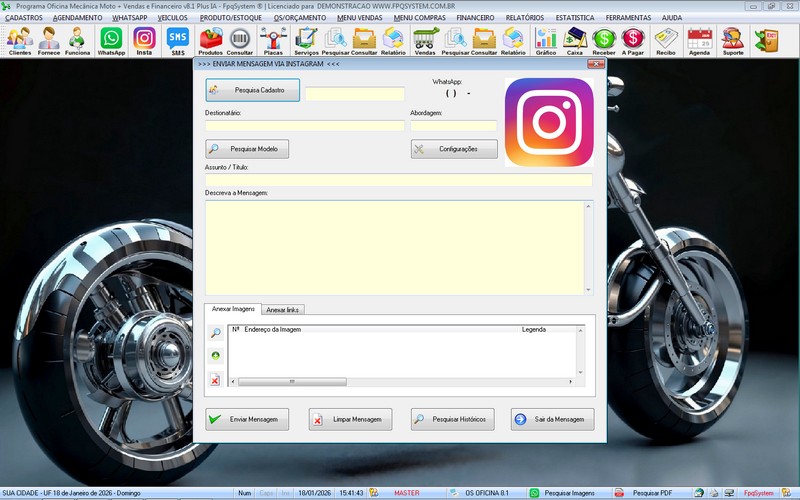 Gr�fico de desempenho