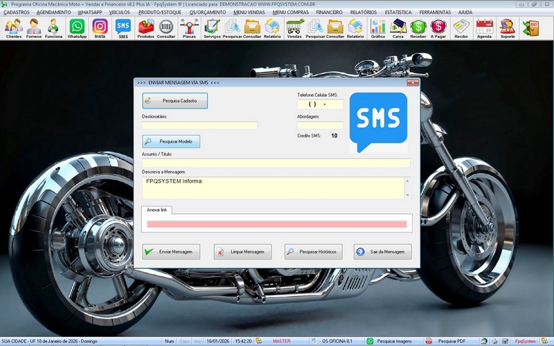 Gr�fico de desempenho