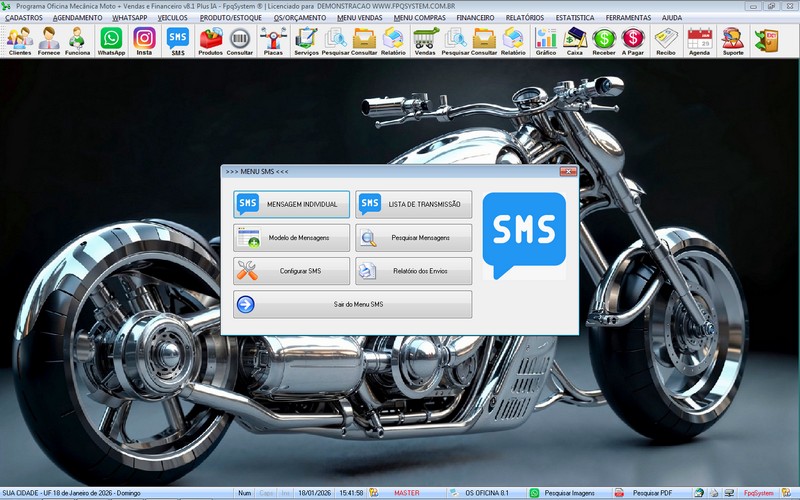 Gr�fico de desempenho