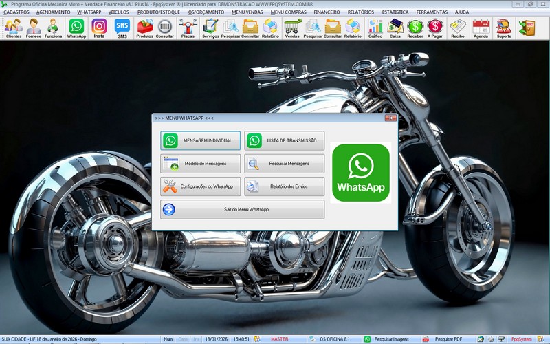 Gr�fico de desempenho